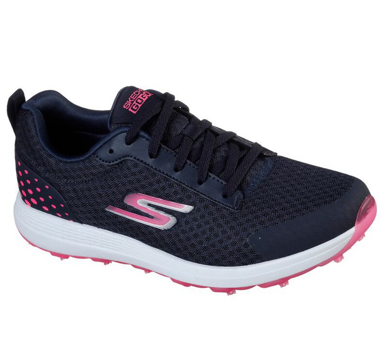 Skechers Go Max - Fairway 2 - Womens Golf Shoes Navy/Pink [AU-VC9636]